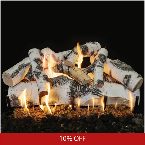 Grand Canyon 24" Quaking Aspen Indoor Vented Gas Log and Burner | Promo Ends May 29th.