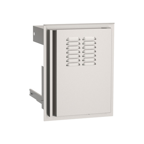 American Outdoor Grill 20-Inch Vertical Door with Venting Louvres |  Doors provide convenient access to storage space, propane tanks, tools, and grill components under islands