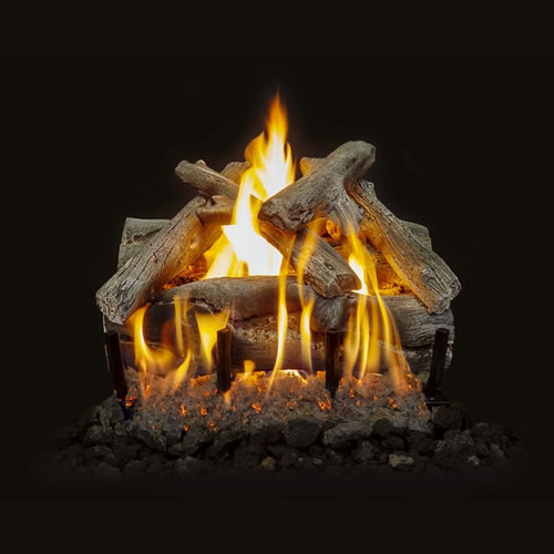 Grand Canyon 30" Western Driftwood Indoor See Through Vented Gas Log & Burner | Multiple ignition options are also available, allowing you to control your fire your way.