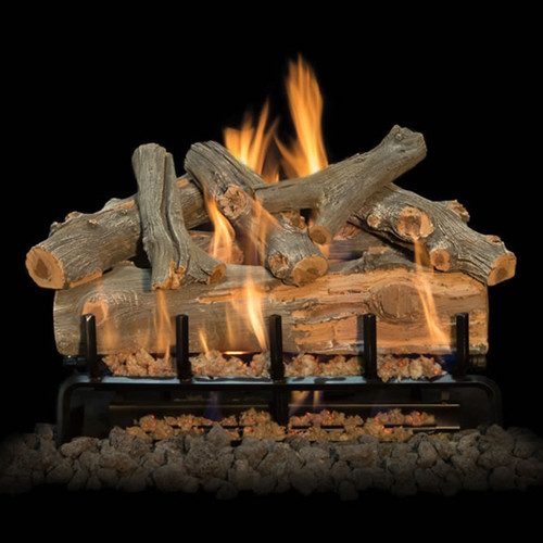 Grand Canyon 30" Arizona Juniper Indoor See Through Vented Gas Log & Burner | With a quality burner individually cast logs, you’re sure to enjoy a beautiful fire for years.