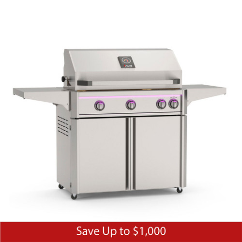 American Outdoor Grill 30" L Series Freestanding Gas Grill with Lights | Promo Ends July 31st.