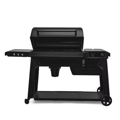 Traeger Woodridge Pro Freestanding Pellet Grill | Monitor your cooks with a wired meat probe