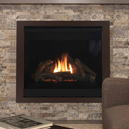 Astria 40" Gemini Direct Vent Gas Fireplace | Outstanding heating efficiency for increased comfort and lower operating costs