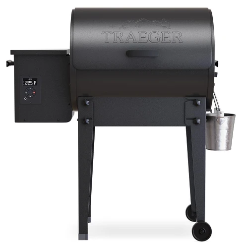 Traeger Tailgater Pellet Grill | Versatile temperature range, from a low and slow "smoke" setting to 450°F, allowing you to smoke, bake, and sear just about anything