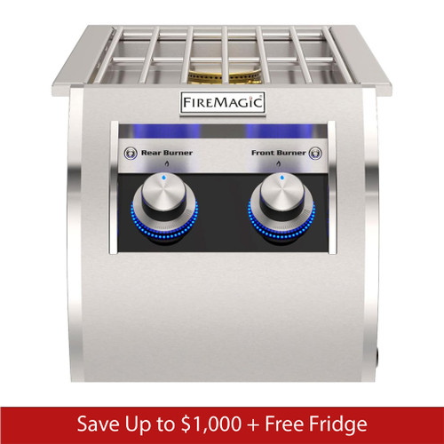 Fire Magic Echelon Diamond Built-In Double Side Burner | Promo Ends June 30th.