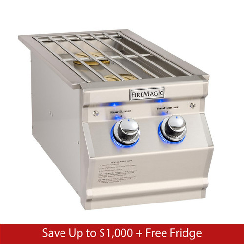 Fire Magic Aurora Built-In Double Side Burner | Promo Ends June 30th.
