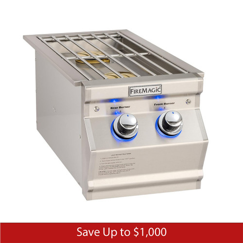 Fire Magic Aurora Built-In Double Side Burner | Promo Ends July 31st.