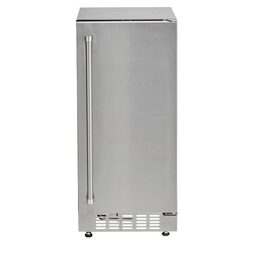 Coyote Outdoor 15" Built-In Refrigerator | Outdoor rated with rack shelving and LED lighting
