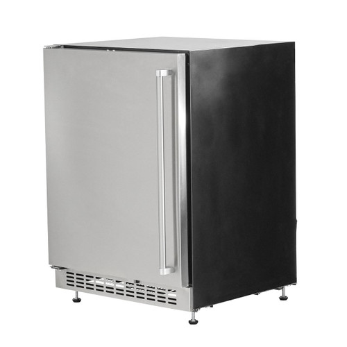 Coyote Outdoor 24" Built-In Refrigerator | Built for outdoor durability, this refrigerator is an essential addition to any outdoor cooking area.