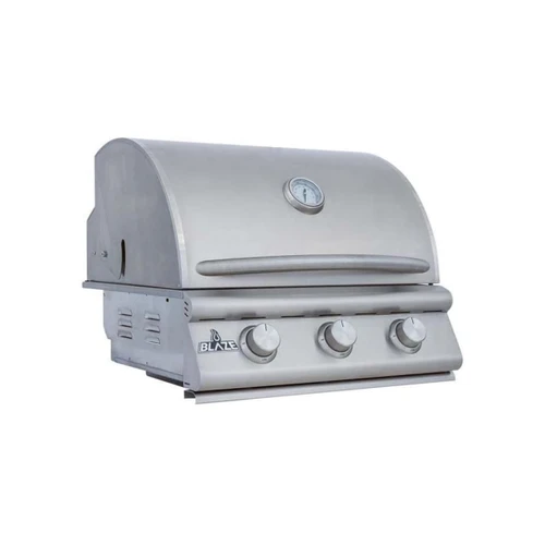 Blaze BCM 25-Inch 3-Burner Built-In Gas Grill | Full-width drip tray simplifies grease management and makes cleanup easier