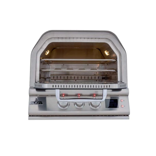 Blaze 26-Inch Outdoor Gas Pizza Oven with Bluetooth | All-in-one outdoor oven designed for baking, roasting, searing, and rotisserie cooking