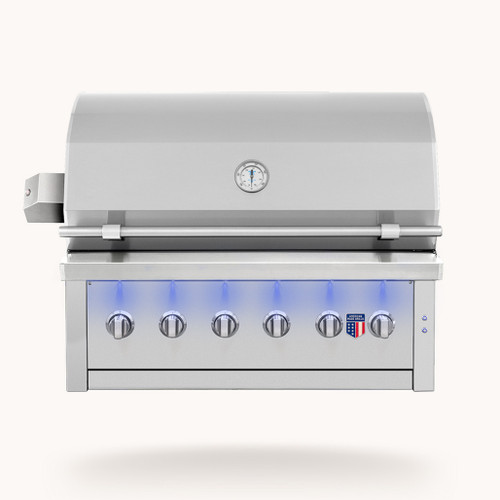 American Made Grill Ovation 36-Inch Built-In Hybrid Grill | #304 Stainless Steel Construction
