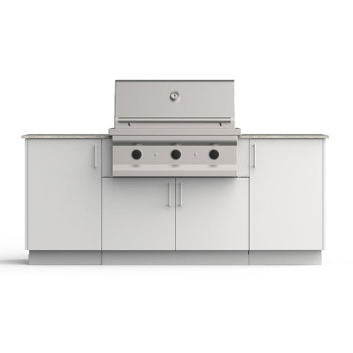 Urban Bonfire Sierra 36-Inch Classics Collection Outdoor Kitchen | Super durable NACRAĒ™ powder coating finish included on all cabinets and accessories