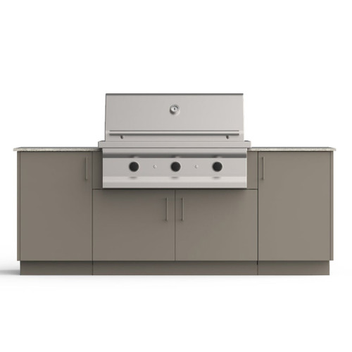 Urban Bonfire Sierra 42-Inch Classics Collection Outdoor Kitchen | Commercial grade stainless steel leveling legs