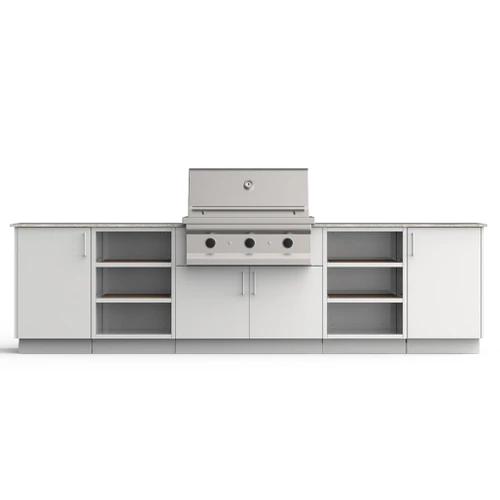 Urban Bonfire Savannah 36-Inch Classics Collection Outdoor Kitchen | Custom trim kits for compatibility with major outdoor appliance brands and models. See the Compatibility Chart for more details
