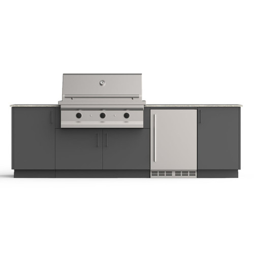 Urban Bonfire Horizon 42-Inch Classics Collection Outdoor Kitchen | Designed for easy access and installation to outside services such as electrical, gas and plumbing