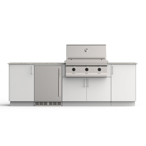 Urban Bonfire Dusk 36-Inch Classics Collection Outdoor Kitchen | Included accessories can be rearranged to maximize functionality and usage of every cabinet