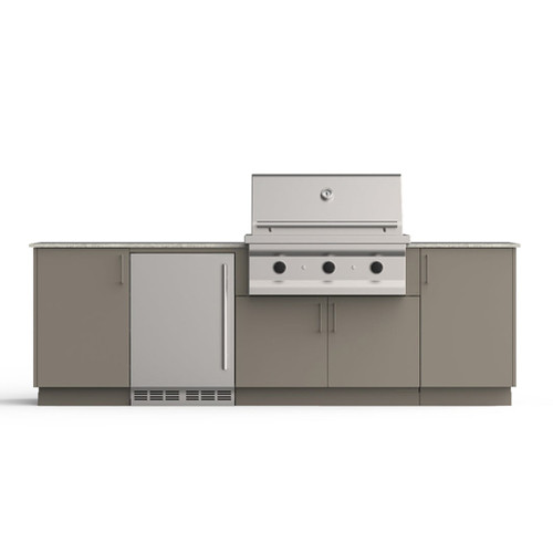Urban Bonfire Dusk 36" Classics Collection Outdoor Kitchen | Custom trim kits for compatibility with major outdoor appliance brands and models. See the Compatibility Chart for more details