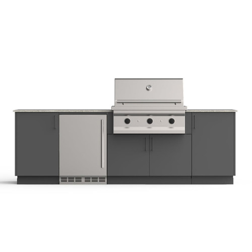 Urban Bonfire Dusk 36" Classics Collection Outdoor Kitchen | Designed for easy access and installation to outside services such as electrical, gas and plumbing