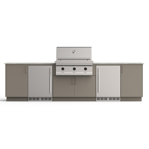 Urban Bonfire Tundra 36" Classics Collection Outdoor Kitchen | Designed for easy access and installation to outside services such as electrical, gas and plumbing