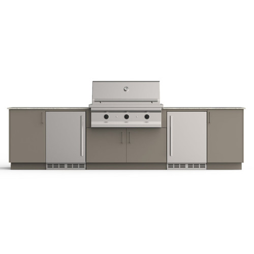 Urban Bonfire Tundra 42-Inch Classics Collection Outdoor Kitchen | Designed for easy access and installation to outside services such as electrical, gas and plumbing