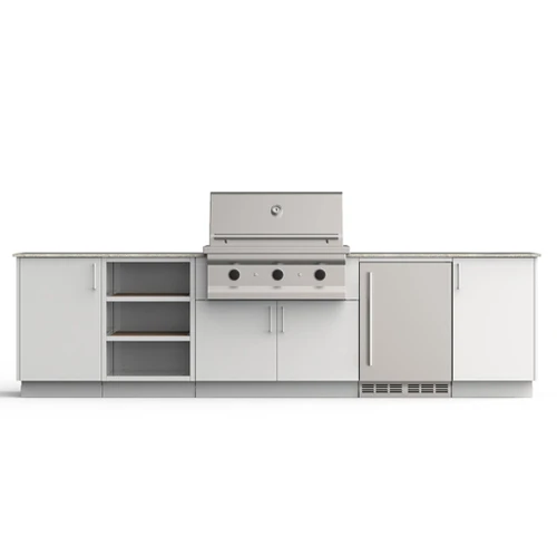 Urban Bonfire Ridge 36-Inch Classics Collection Outdoor Kitchen | Custom trim kits for compatibility with major outdoor appliance brands and models. See the Compatibility Chart for more details