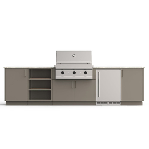 Urban Bonfire Ridge 36" Classics Collection Outdoor Kitchen | Designed for easy access and installation to outside services such as electrical, gas and plumbing