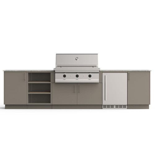Urban Bonfire Ridge 42" Classics Collection Outdoor Kitchen | Custom trim kits for compatibility with major outdoor appliance brands and models. See the Compatibility Chart for more details