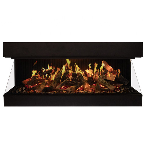 Amantii Signature MultiView Holo 55-Inch Electric Fireplace | Built-in Bluetooth speaker for enhanced ambiance and audio integration