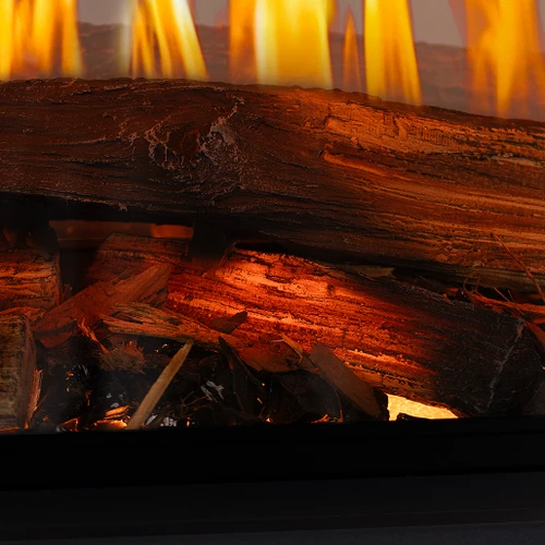 Modern Flames Nova Clear 48-Inch Virtual See-Thru Electric Fireplace | Log Set