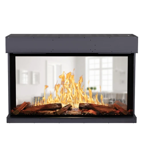 Modern Flames Nova Clear 48-Inch Virtual See-Thru Electric Fireplace | 4,100 BTUs on 120V; 8,200 BTUs on 240V
