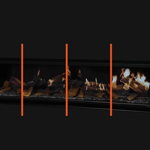 Escea LE800 32-Inch Electric Fireplace with Logs | Flame Styles