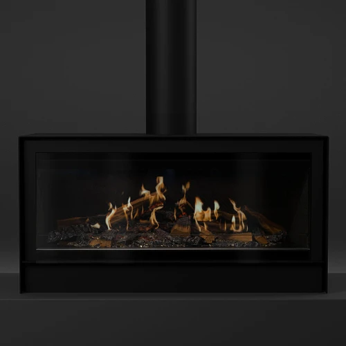 Escea LE1000 40-Inch Freestanding Electric Fireplace | A new generation of electric fireplaces, the LEFS Series captures the essence of traditional wood fire flames, with all the benefits of electric.
