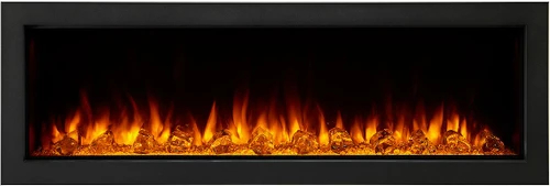 Simplifire Forum 55" Outdoor Electric Fireplace | Designed to withstand long sun-exposure and weather the elements