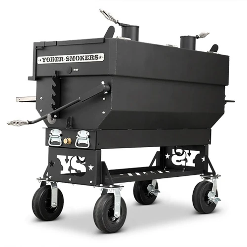 Yoder Smoker Flattop Charcoal Grill | Two Adjustable Combustion Air Vents Deliver Even Burn