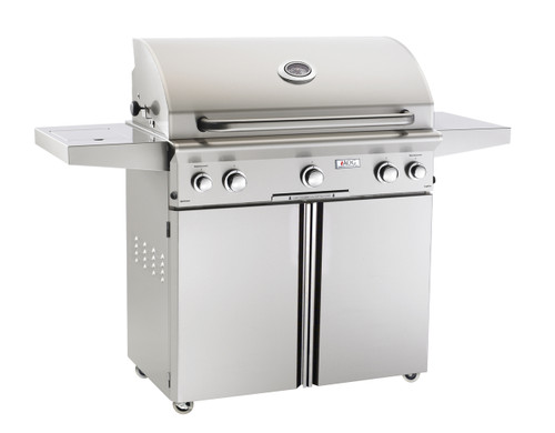 American Outdoor Grill 36" L- Series Portable Gas Grill with Cart | Unique funneled grease management system encourages reduced clean-up
