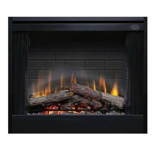 Dimplex Deluxe 39-Inch Electric Fireplace | Patented flame technology creates a truly realistic fireplace, giving the fire its depth and dancing flame effect that you will only find with Dimplex.