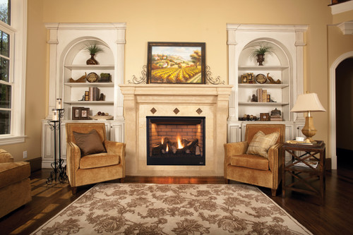 Superior 40" Top/Rear Direct Vent Gas Fireplace