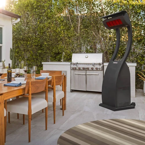 Bromic Tungsten Smart-Heat Portable Gas Heater | Easy assembly, dismantling and storage thanks to a functional and pragmatic design