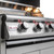 Blaze 40" 5 Burner LTE Built-In Gas Grill with Rear Infrared Burner | Full-Width Drip Tray for easy cleanup after grilling.