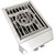 Blaze LUX High Performance Built-In Gas Power Burner | Stainless Steel Side Power Burner