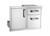 Fire Magic Premium Flush Mounted Access Door With Double Drawer with Soft Close System | Soft close door hinges and drawer sliders for a quiet and secure close every time
