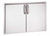 Fire Magic Double Access Doors with Dual Drawers and Tank/Trash Tray | Sealed enclosure keeps insects and pests out
