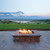 Warming Trends Crossfire 54-Inch Square Ready-to-Finish Fire Pit Kit | 36" Aluminum Pan with 2" Sidewalls