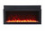 Amantii Panorama-XS 40" Extra Slim Indoor or Outdoor Electric Built-in Fireplace orange flame 1