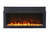 Amantii Panorama-XS 40" Extra Slim Indoor or Outdoor Electric Built-in fireplace yellow flame 1