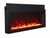 Amantii Panorama-XS 50" Extra Slim Indoor or Outdoor Electric Built-in Fireplace Orange flame 2