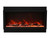 Amantii Panorama-XT 60" Deep Indoor or Outdoor Electric Built-in fireplace yellow orange flame 1