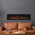 Amantii Symmetry Extra Tall Lumina 60" Electric Fireplace | Designed with front flow heating and hidden venting so that the unit can be recessed or semiflush mounted
