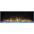 Napoleon Trivista 50" Three-Sided Electric Fireplace | Create the perfect selecting from the seven flame colors, six different ember bed colors, cycle setting or have it fade in and fade out